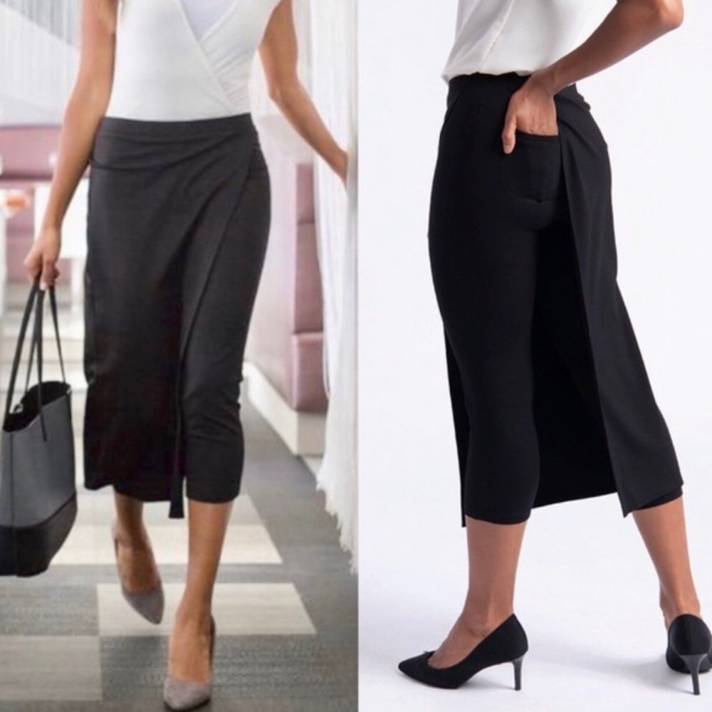 Betabrand The Sassiest Pant Cropped Pants L Large